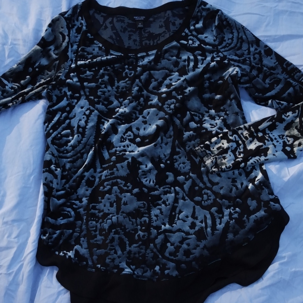 Shirt Top Blouse Sz M